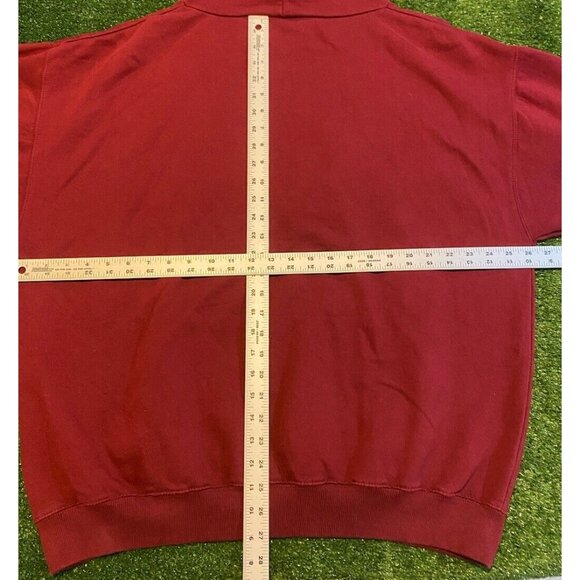 Temple Owls hoodie mens extra large red vintage Y2K sweatshirt football 31 - Picture 11 of 12
